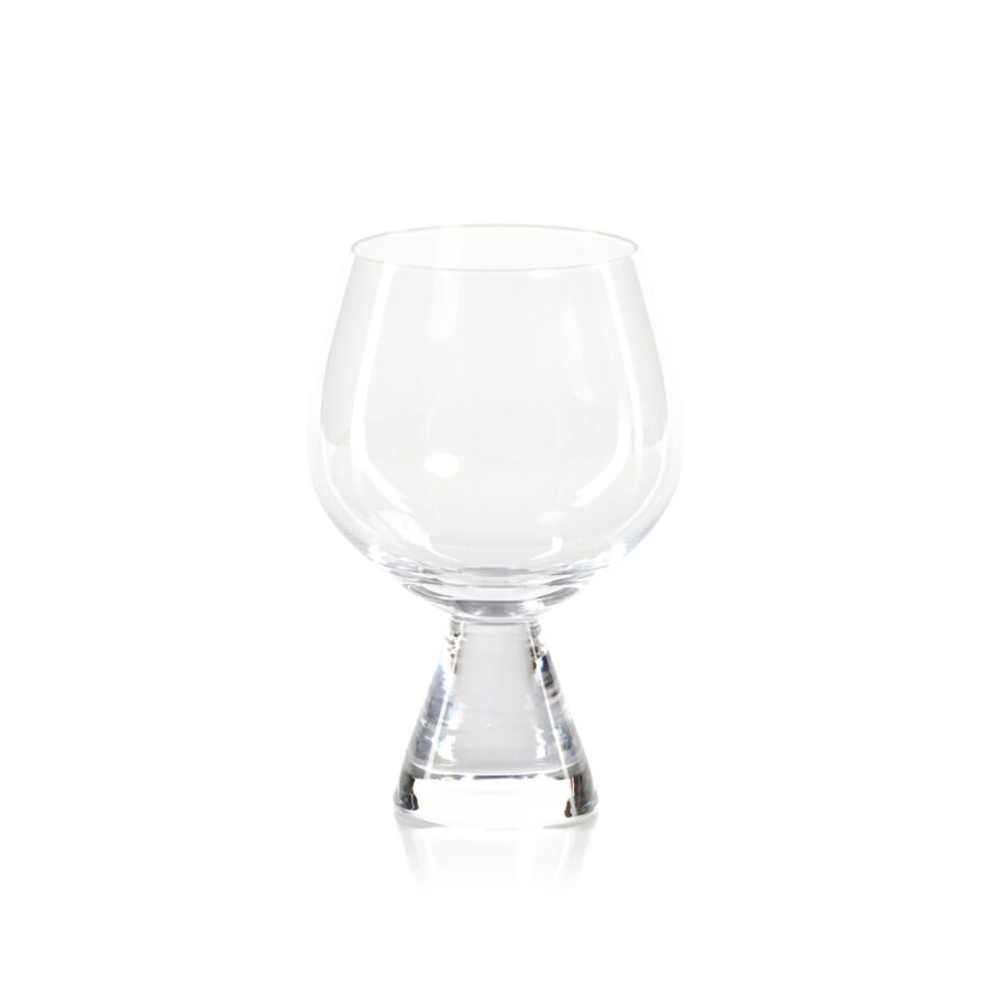 Modern Glassware Collection with Clear Base